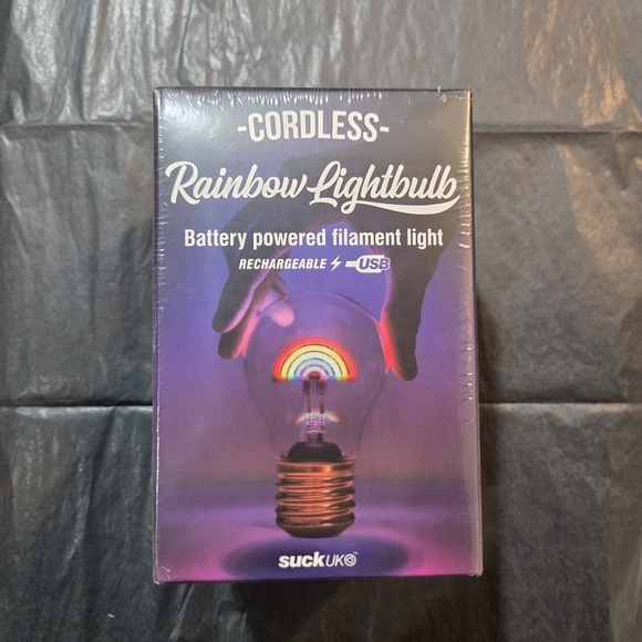 Cordless Rainbow Lightbulb - Picture 2 of 5